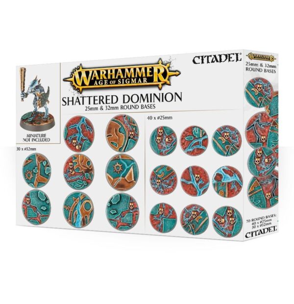GW Shattered Dominion 25mm & 32mm Round Bases
