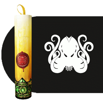 Ritual Candle Dice Tube Cthulhu