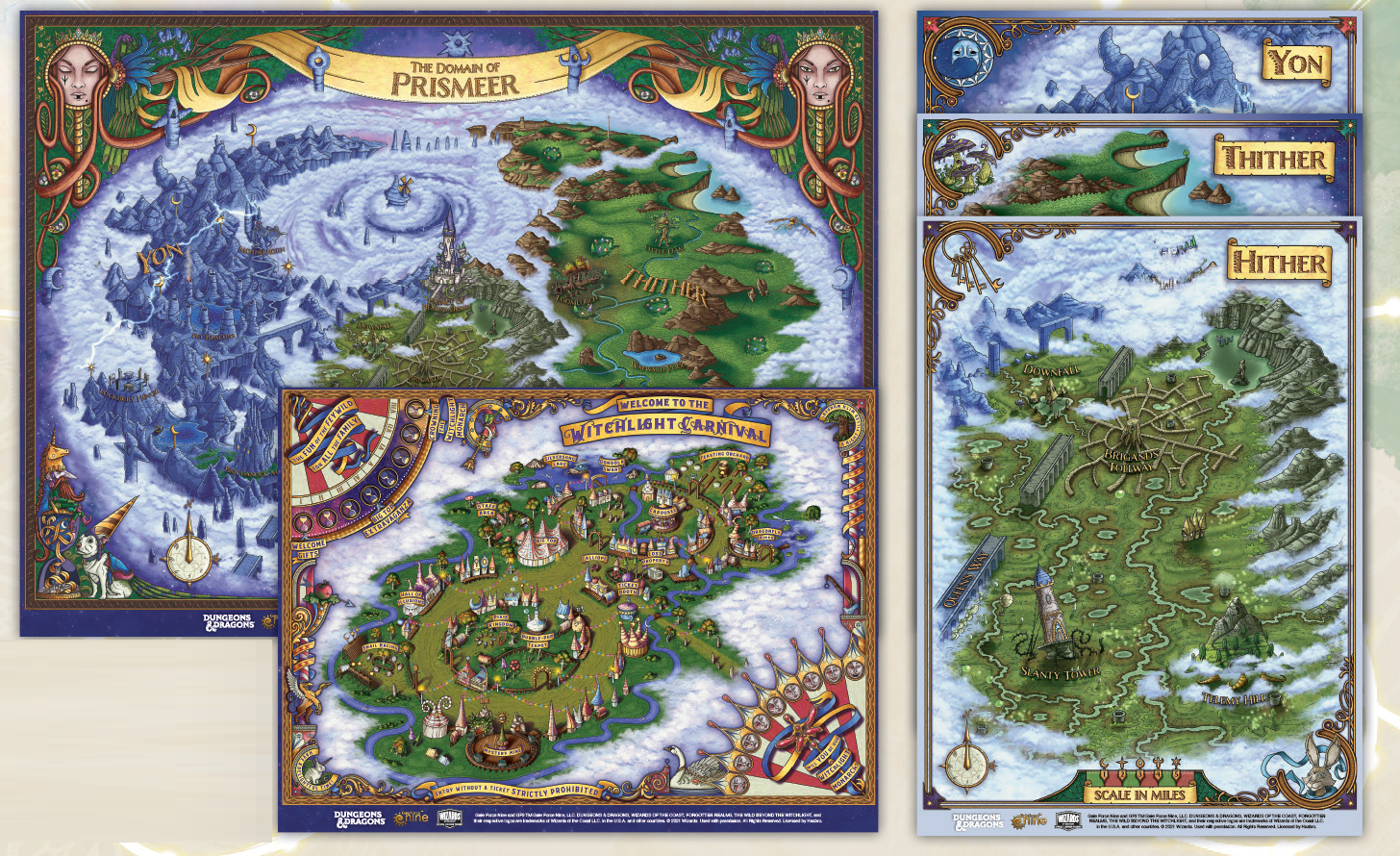 DnD Map Set Wild Beyond The Witchlight