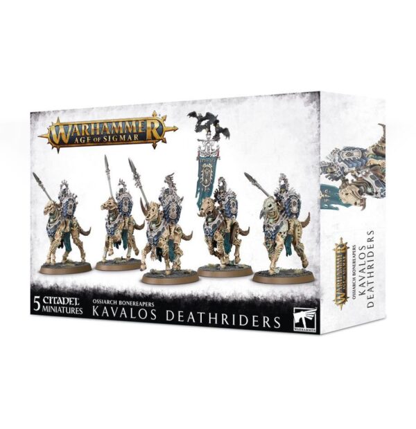 WH AoS Ossiarch Bonereapers Kavalos Deathriders