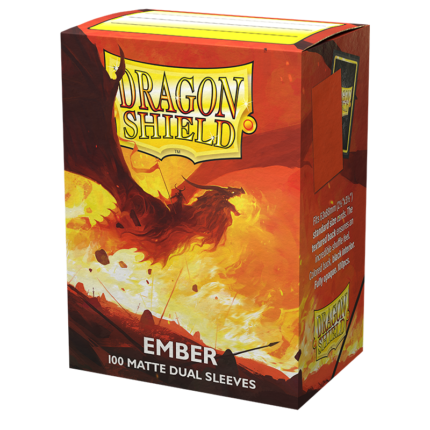 Dragon Shield 100ct Dual Matte Ember