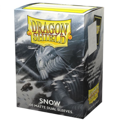 Dragon Shield 100ct Dual Matte Snow