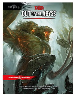 DnD RPG Book Out Of The Abyss