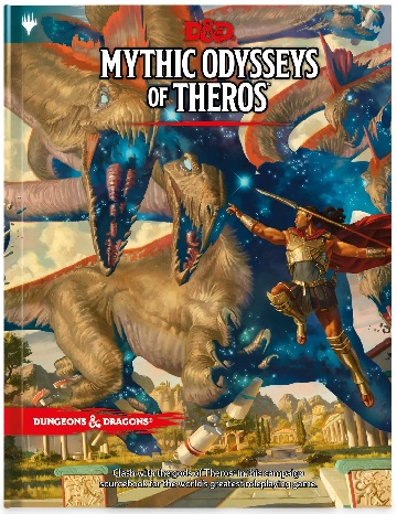 DnD RPG Book Mythic Odysseys Of Theros