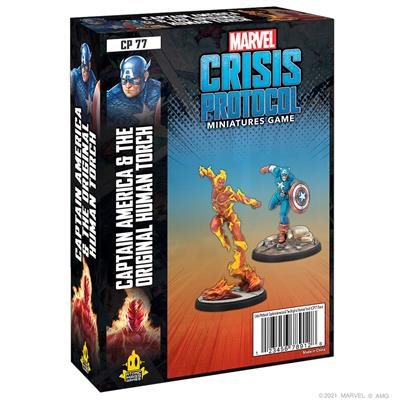 Marvel Crisis Protocol Captain America And Human Torch