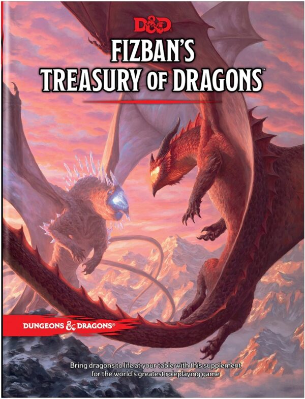 DnD RPG Book Fizbans Treasury Of Dragons