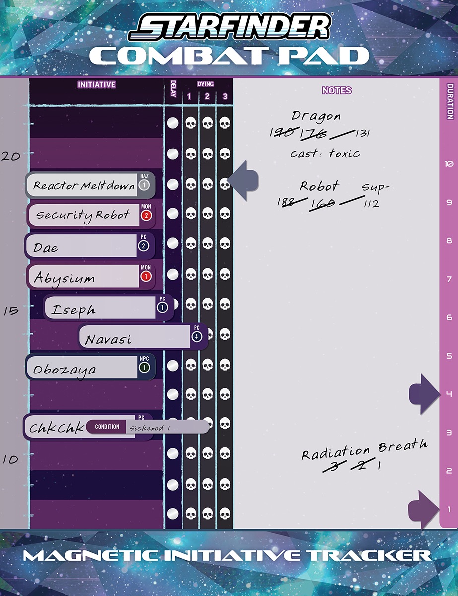 Starfinder 2e Combat Pad
