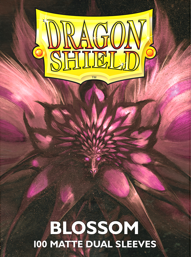 Dragon Shield 100ct Duel Matte Blossom