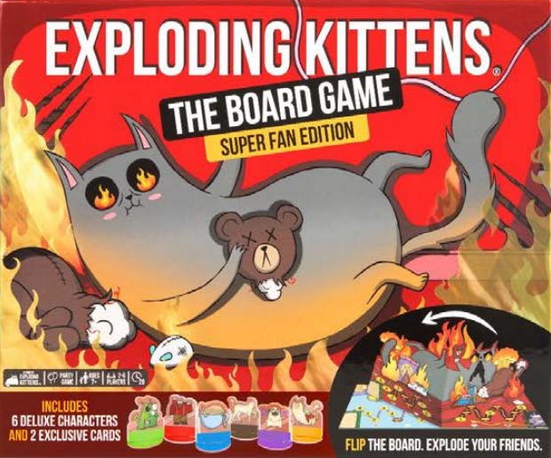 Exploding Kittens: The Board Game Super Fan Edition